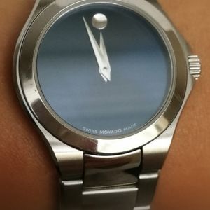 Movado Mens Defio Swiss Made Stainless Steel Watch